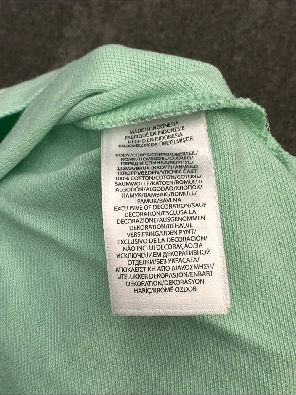 Ralph Lauren Toddler Mint Polo with Blue Pony